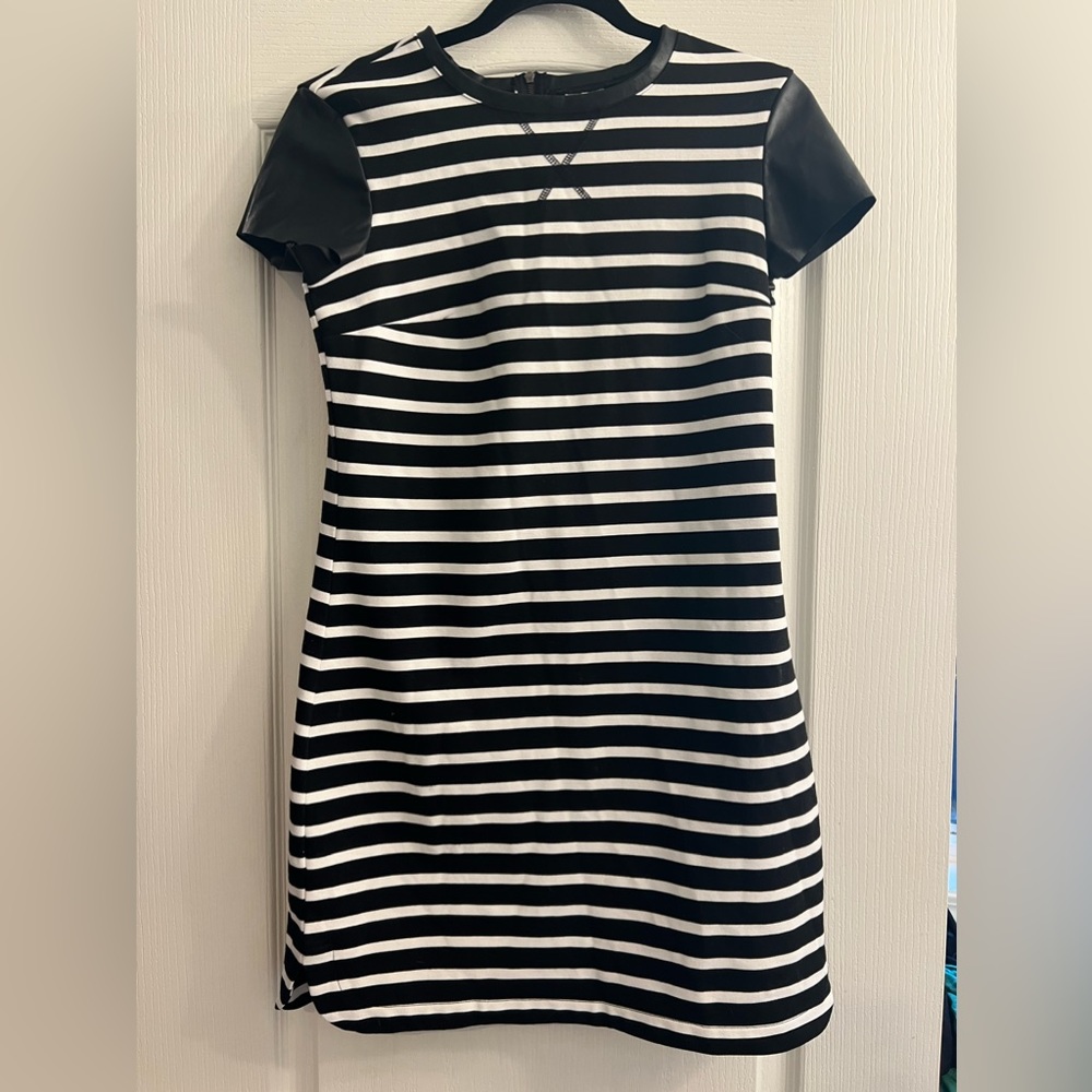 Striped mini dress